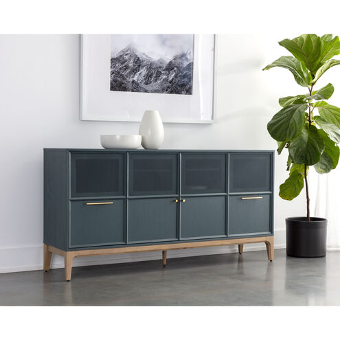 Rivero 71 X 17.75 inch Teal Sideboard